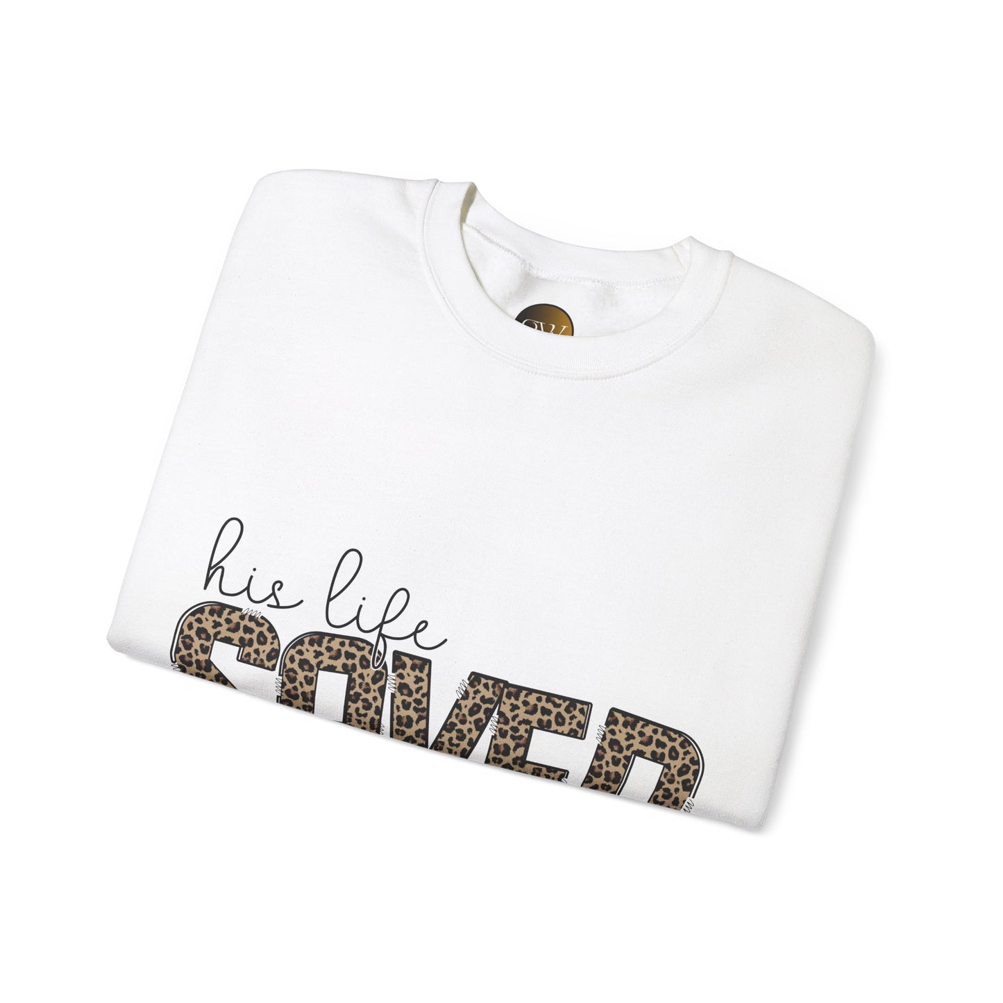 'Saved My Life' Leopard Print Sweatshirt