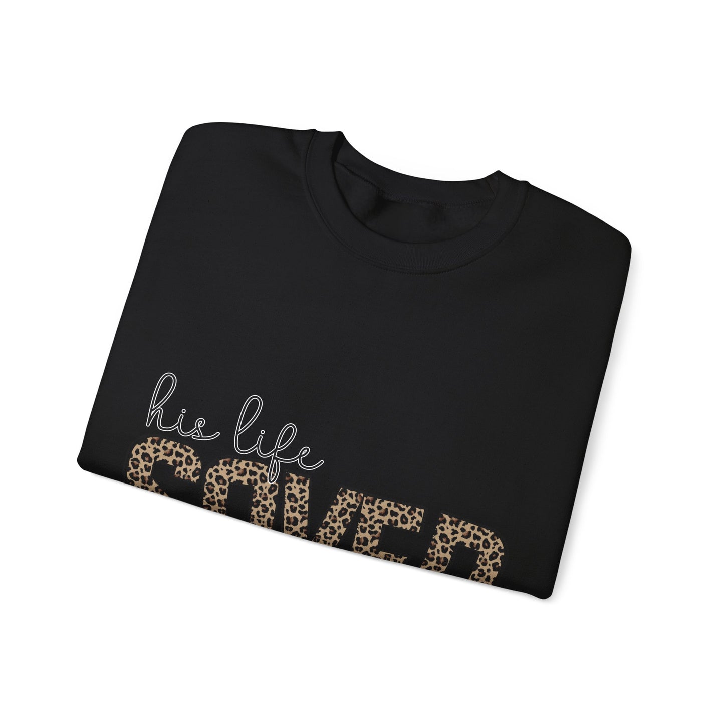 'Saved My Life' Leopard Print Sweatshirt