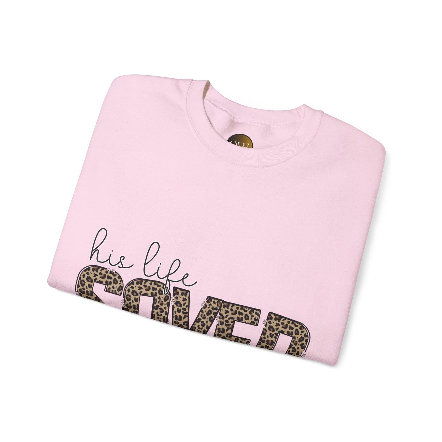 'Saved My Life' Leopard Print Sweatshirt